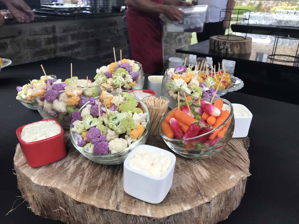 buffet salade réception journée  teambuilding proche de Givet dans les Ardennes