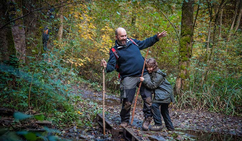 ardennen bos familie